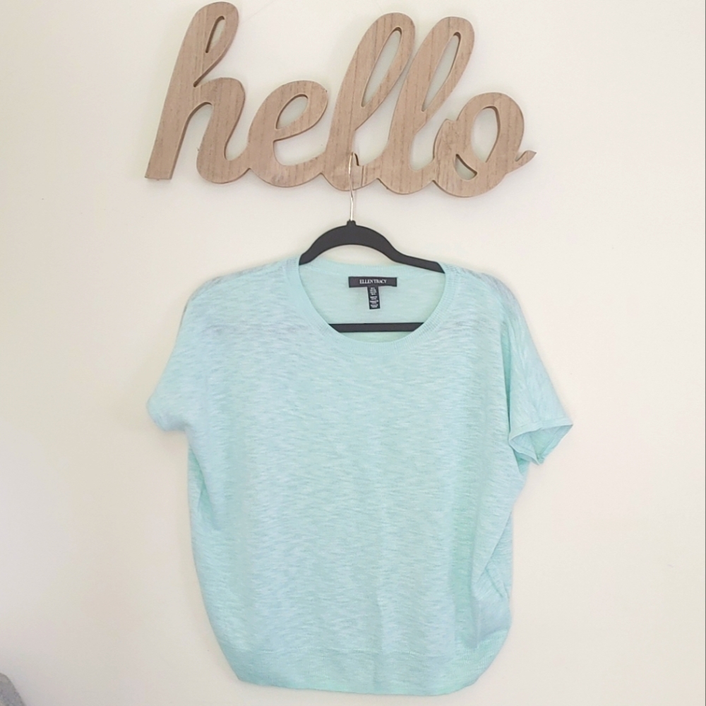 Ellen Tracy Knit Dolman Tee (S) - Picture 1 of 4